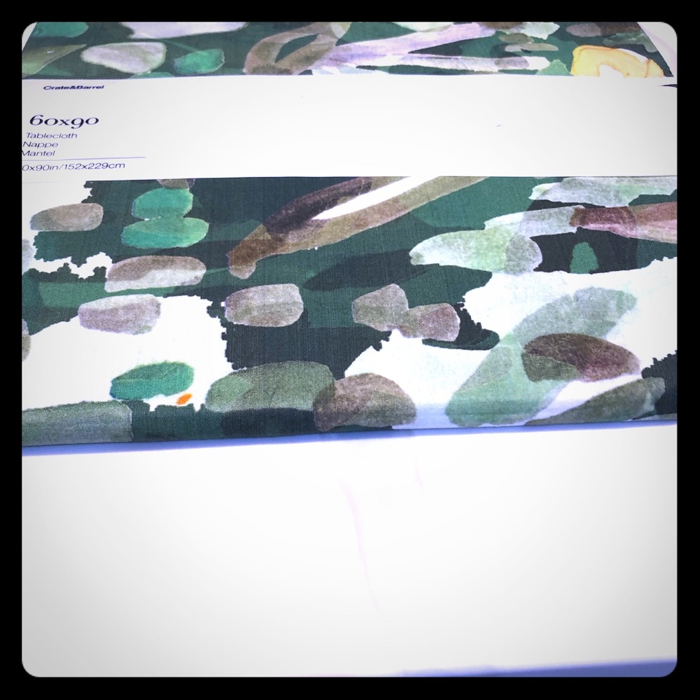 Crate and Barrel Bloom table cloth